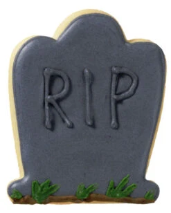 Plätzchenform Grabstein 7cm -Halloween Serien Geschäft austechform halloween grabstein plaetzchenform mit halloween motiv weihnachtsplaetzchen form fuer gothic fans 28570 3