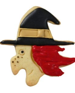 Plätzchenform Hexengesicht 8cm -Halloween Serien Geschäft austechform halloween hexe plaetzchenform mit halloween motiv weihnachtsplaetzchen form fuer hexen fans 28564 4