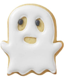 Plätzchenform Geist 7cm -Halloween Serien Geschäft austechform halloween suesser geist plaetzchenform mit halloween motiv weihnachtsplaetzchen form fuer geister fans 28567 3
