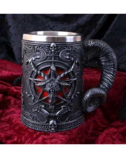 Baphomet Bierseidel -Halloween Serien Geschäft baphomet bierkrug baphomet bierstein baphomet tankard 39217 05