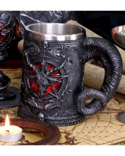 Baphomet Bierseidel -Halloween Serien Geschäft baphomet bierkrug baphomet bierstein baphomet tankard 39217 06