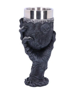 Baphomet Trinkkelch Mit Greifhand -Halloween Serien Geschäft baphomet kelch mit greifender hand baphomets grasp goblet gothic deko 39511 03