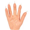 Blutige Hand Kerze Deko