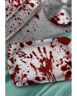 Party Tablett Halloween Blutbad -Halloween Serien Geschäft blutiges halloween party tablett bloody halloween party tray blutbad buffet deko halloween 53226 2