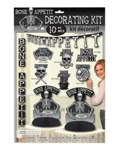 Bone Appetit Dekorations Set 10 Teilig