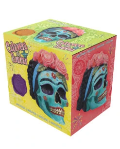 Calavera De Azucar Totenschädel 19cm -Halloween Serien Geschäft calavera de azucar totenkopf calavera de azucar skull dia de los muertos figur 54563 06