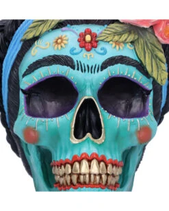 Calavera De Azucar Totenschädel 19cm -Halloween Serien Geschäft calavera de azucar totenkopf calavera de azucar skull dia de los muertos figur 54563 07