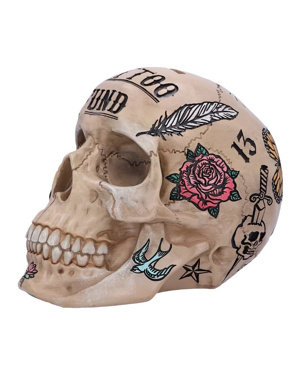 Calavera Tattoo Totenkopf Sparkasse 2 Calavera Tattoo Totenkopf Sparkasse – Bild 2