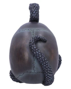 Schuppige Schlange In Totenkopf 19cm 8 Schuppige Schlange In Totenkopf 19cm -Halloween Serien Geschäft das schicksal der schlange gothic schaedel 19cm serpentine fate gothic snake skull gothic deko totenkopf 53993 3