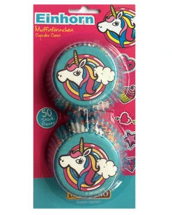 Einhorn Cupcake Förmchen 50 St.