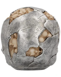 Fraktur Totenschädel 16cm -Halloween Serien Geschäft fracture totenkopf fracture totenschaedel fracture skull gothic deko 54583 03