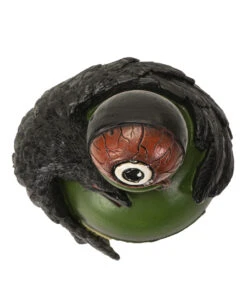 Giftflasche Mit Blutigem Augapfel & Krähe 20cm -Halloween Serien Geschäft giftflasche mit blutigem auge und schwarzem rabe poision bottle with bloody eyeball and raven gothic deko 54745 03