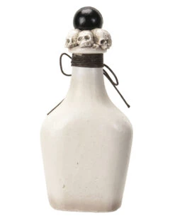 Giftflasche Mit Totenkopf Motte & Auge 25cm -Halloween Serien Geschäft giftflasche mit totenkopf schwaermer und augapfel poision bottle with skull moth and eyeball 54747 02