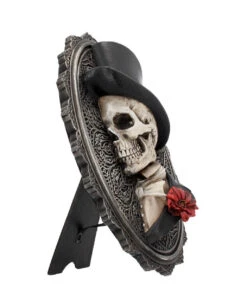 Gothic Skelett Gentleman Day Of The Dead Wand- & Standbild -Halloween Serien Geschäft gothic skelett gentleman day of the dead wandbild gothic skeleton gentleman wall plaque gothic deko 39302 4