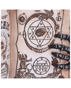 Hellseher Zauberbuch Deko 25,8cm -Halloween Serien Geschäft grimoire hexenbuch deko psychic compendium deco halloween tischdekoration 51062 06