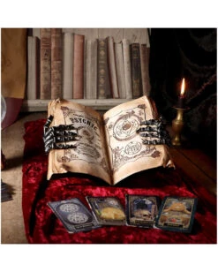 Hellseher Zauberbuch Deko 25,8cm -Halloween Serien Geschäft grimoire hexenbuch deko psychic compendium deco halloween tischdekoration 51062 07
