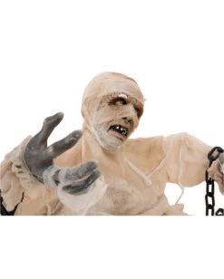 Mumie Halloween Animatronic 40cm -Halloween Serien Geschäft groundbreaker mumie animatronic 40cm halbierte mumie halloween dekofigur animated mummy 36298 05
