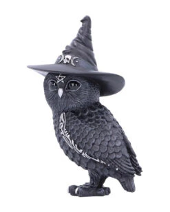 Walpurgisnacht Eule Mit Hexenhut 13,5cm -Halloween Serien Geschäft halloween eule mit hexenhut walpurgisnacht eule mit hexenhut halloween owl with witch hat 50745 03
