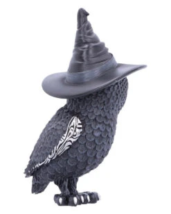 Walpurgisnacht Eule Mit Hexenhut 13,5cm -Halloween Serien Geschäft halloween eule mit hexenhut walpurgisnacht eule mit hexenhut halloween owl with witch hat 50745 05