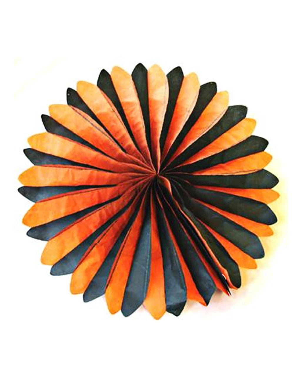 Halloween Fächer Rosette 48cm 1 Halloween Fächer Rosette 48cm