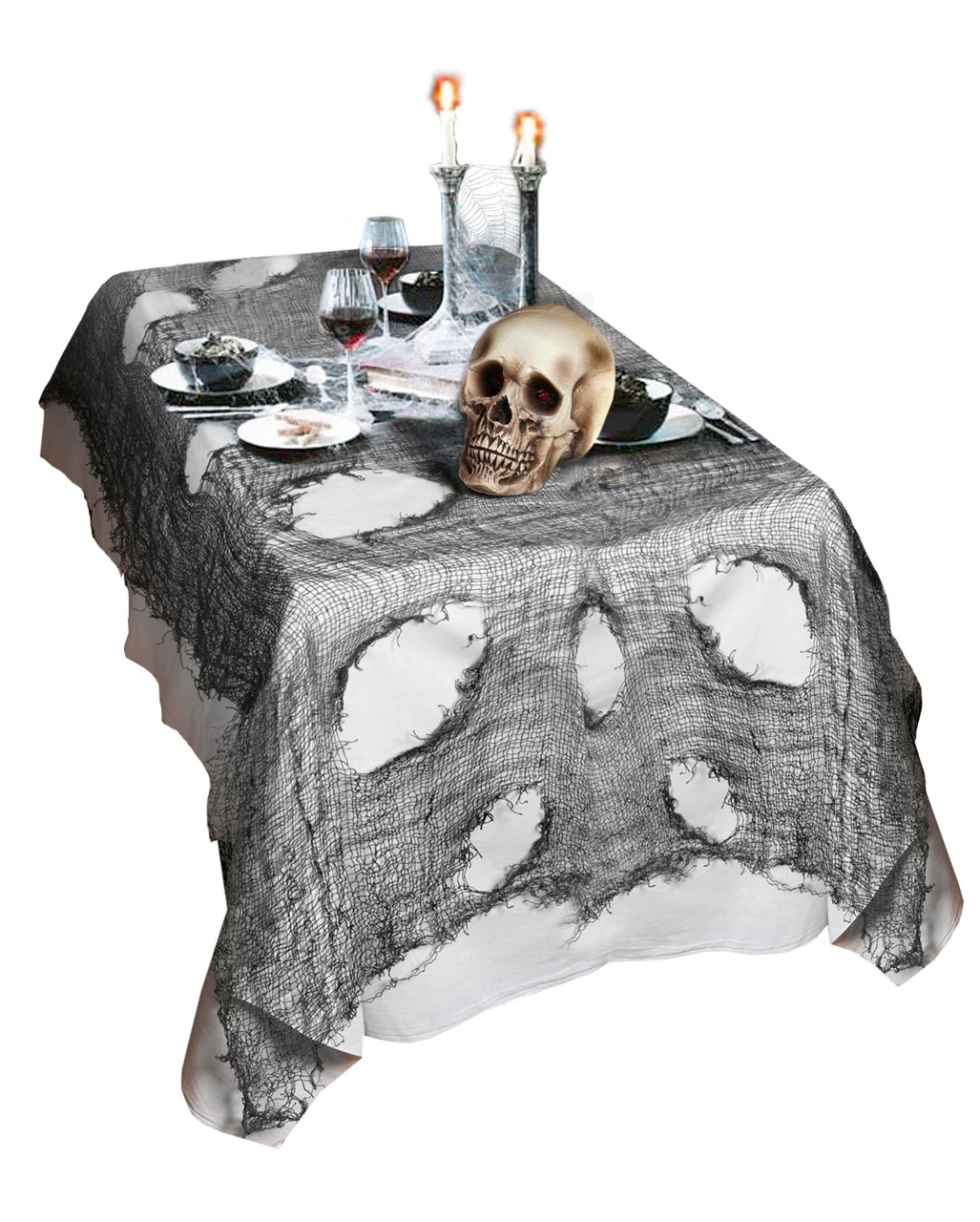 Halloween Lumpenstoff Schwarz 1 Halloween Lumpenstoff Schwarz