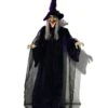 Halloween Hexe Animatronic Mit Leuchtenden Augen & Sound 175cm