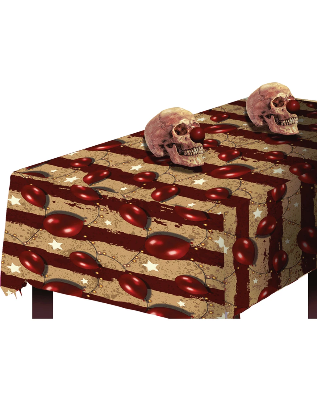 Horror Clown Zirkus Halloween Tischdecke 1 Horror Clown Zirkus Halloween Tischdecke