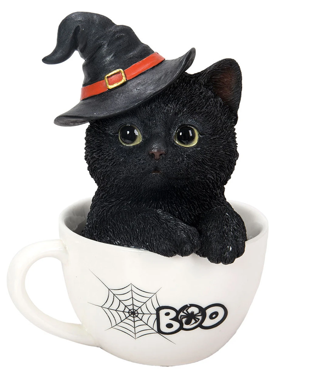 Halloween Katze In Teetasse 16cm 1 Halloween Katze In Teetasse 16cm
