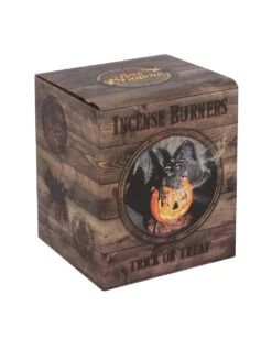 Jack O Lantern Kürbis Mit Drache Räucherkegelhalter -Halloween Serien Geschäft halloween kuerbis mit drachen raeucherkegelhalter halloween kuerbis teelichthalter trick or treat dragon cone burner 51679 04