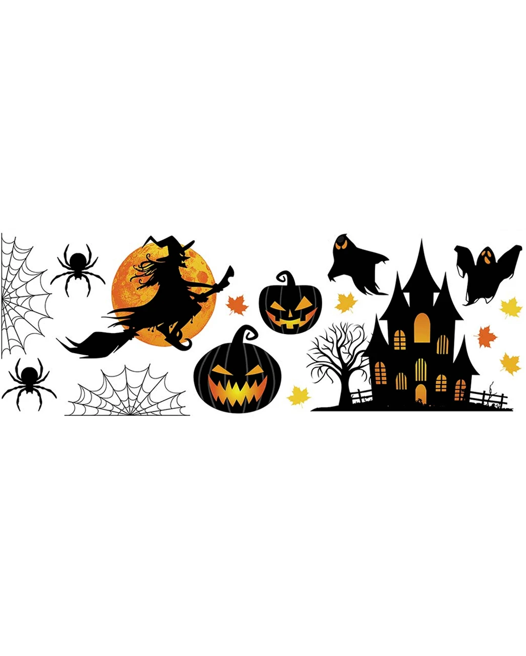Wandsticker Halloween Schatten Motive 1 Wandsticker Halloween Schatten Motive