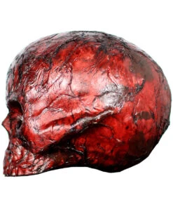 Blutiger Halloween Totenkopf -Halloween Serien Geschäft halloween totenschaedel blutig bloody halloween skull totenkopf horror dekoration 52600 2