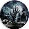 Halloween Pappteller Zombie Friedhof 6 St.