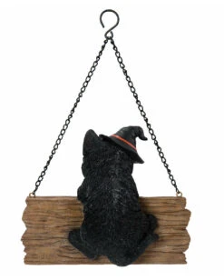 Kätzchen Mit Happy Halloween Schild -Halloween Serien Geschäft happy halloween kaetzchen mit schild happy halloween kitten with sign halloween deko 51343 03