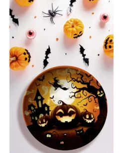 Happy Halloween Kürbis Schale 3 Happy Halloween Kürbis Schale -Halloween Serien Geschäft happy halloween kuerbis schuessel happy halloween pumpkin bowl halloween trick or treat schale 53206
