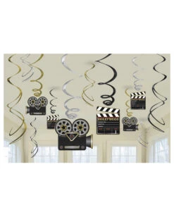 Hollywood Swirl Hängedekoration 12-teilig