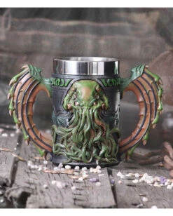 Gefäß Des Cthulhu Bierkrug -Halloween Serien Geschäft james ryman cthulhu krug james ryman cthulhu tankard horror klassiker geschenkartikel bierkrug 53592 7