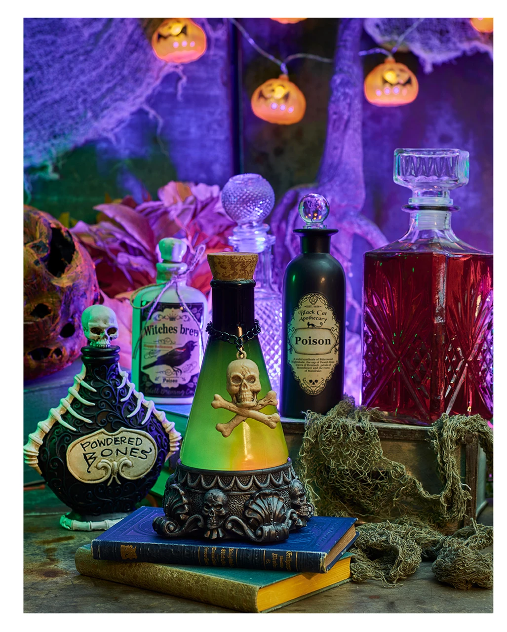 Vintage Glasflasche Kristallschliff Eckig 23cm 2 Vintage Glasflasche Kristallschliff Eckig 23cm – Bild 2