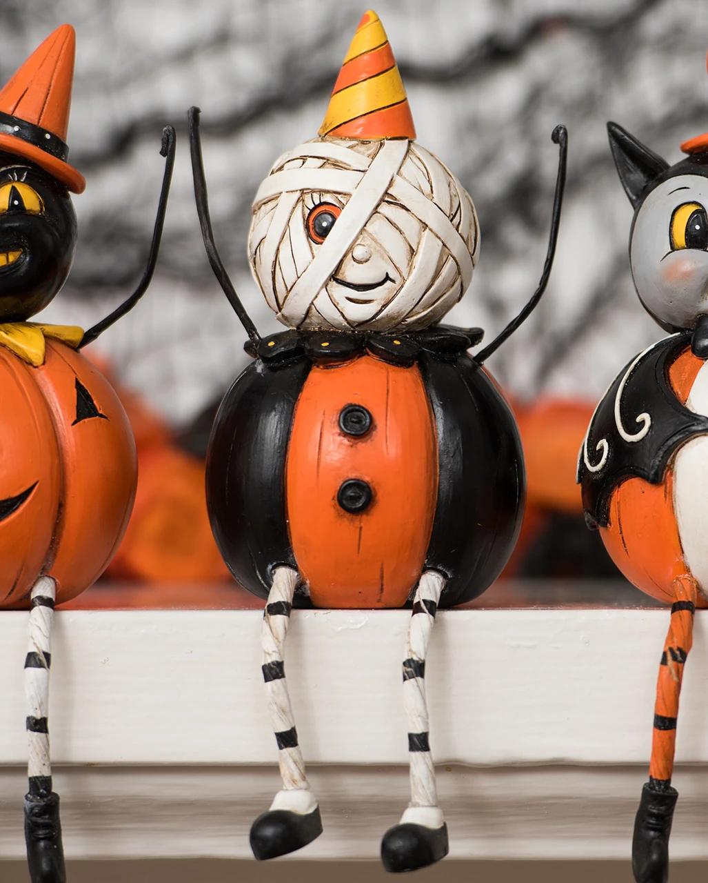 Johanna Parker Kürbis Mumie Vintage Figur 2 Johanna Parker Kürbis Mumie Vintage Figur – Bild 2