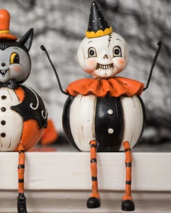 Halloween Serien Geschäft -Halloween Serien Geschäft johanna parker skelett pumpkin body vintage figur skeleton pumpkin body vintage figure halloween dekoration 52925 2