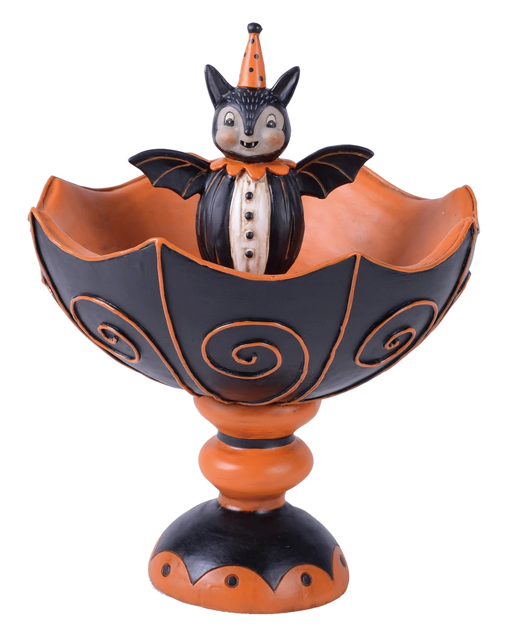 Johanna Parker Vintage Süßigkeiten Schale Mit Fledermaus 22cm 1 Johanna Parker Vintage Süßigkeiten Schale Mit Fledermaus 22cm