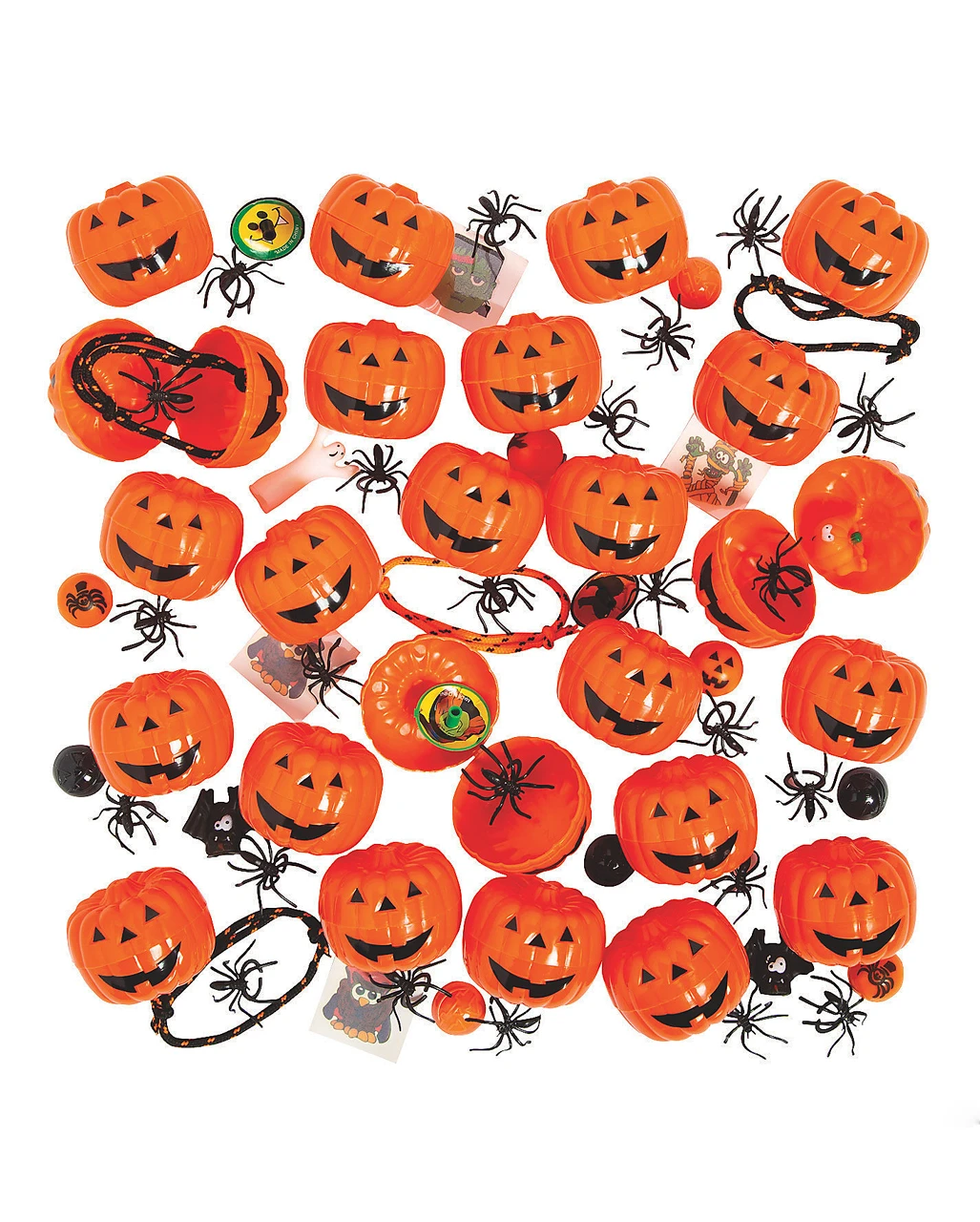 Halloween Mini Kürbis & Überraschungs Gimmick 24 St. 1 Halloween Mini Kürbis & Überraschungs Gimmick 24 St.