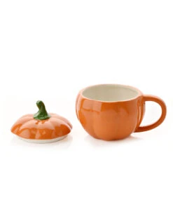 Kürbis Lieblingstasse Mit Deckel -Halloween Serien Geschäft kuerbis tasse mit deckel halloween pumpkin mug with lid halloween wohnungsdeko und zubehoer 53484 2