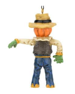 Kürbis Vogelscheuche Christbaumkugel 9,5cm -Halloween Serien Geschäft kuerbis vogelscheuche weihnachtskugel halloween und horror weihnachtsdeko scarecrow ornament 54755 3