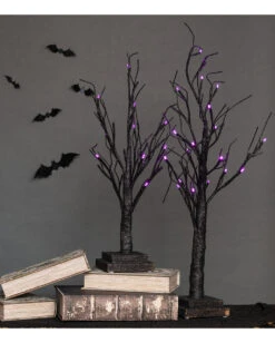 Halloween Serien Geschäft -Halloween Serien Geschäft leuchtender halloween baum 75cm light up halloween tree halloween deko glitzer baum leuchtend 54046 2