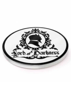 Herr Der Finsternis Untersetzer -Halloween Serien Geschäft lord of darkness untersetzer lord of darkness coaster gothic homeware halloween homeware 51687 02