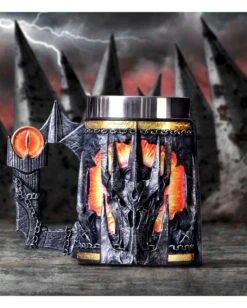 Herr Der Ringe Sauron Krug 15,5cm -Halloween Serien Geschäft lord of the rings sauron krug lord of the rings sauron tankard herr der ringe krug 53446 07