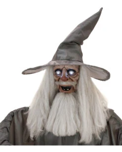 Mittelalterlicher Zauberer Halloween Animatronic 190cm -Halloween Serien Geschäft mittelalterlicher magier halloween animatronic medieval wizard halloween animatronic halloween dekoration 53778 03