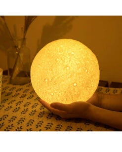 Mondlicht Mit Farbwechsel & Fernbedienung 8 Mondlicht Mit Farbwechsel & Fernbedienung -Halloween Serien Geschäft mond nachtlicht mit farbwechsel fernbedienung moon light with color changing remote control wohn ambiente 52410 04