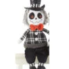 Herr Skelett Gentleman Kantenhocker Figur 40cm