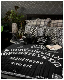 Hexenbrett Tagesdecke -Halloween Serien Geschäft ouija board tagesdecke hexenbrett tagesdecke spirtit board throw 39245 02